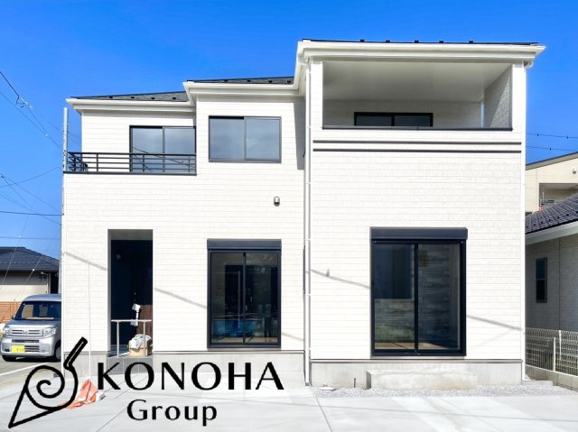 【新築戸建】前橋市三河町一丁目22 の外観|■外観｜土日のご見学はもちろん、平日・夜間のご案内も大歓迎です♪「今から見たい」や「仕事終わりに見たい」にもご対応できますのでお気軽にお問い合わせください♪