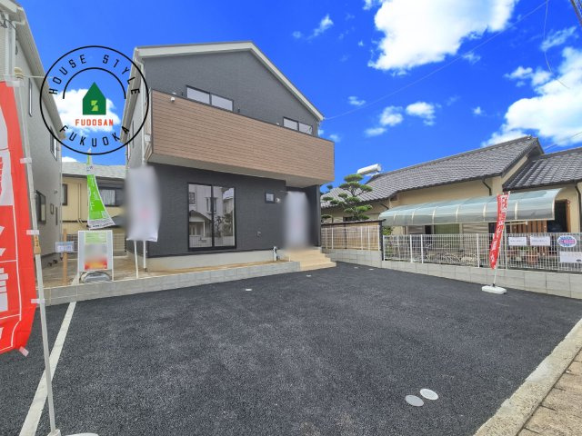 福岡市早良区野芥1丁目第23-2棟（1号棟）の外観|デザイン性のある外観です。