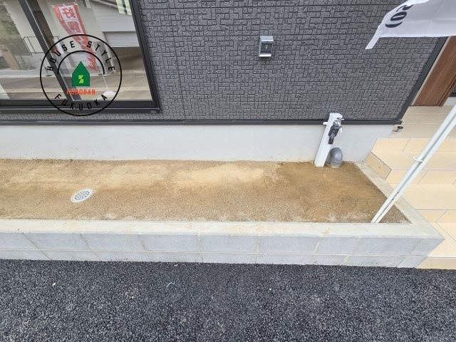 福岡市早良区野芥1丁目第23-2棟（1号棟）の庭|お庭で自由な時間を過ごせます。