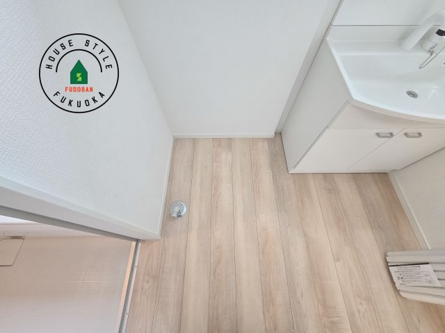 福岡市早良区野芥1丁目第23-2棟（1号棟）のランドリースペース|ランドリースペースは広さもたっぷり。