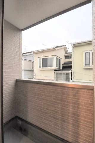 椥辻封シ川町のバルコニー
