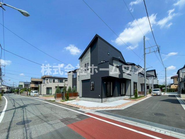 羽村市羽中２丁目の新築一戸建の前面道路含む現地写真|前面道路含む現地写真です