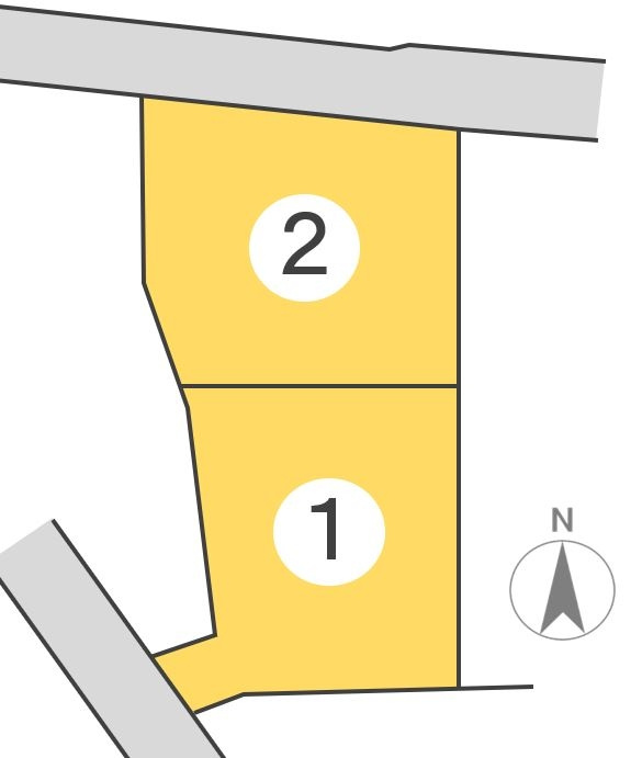 東邦ピュアコート桐原1丁目　1号地の区画図|12/15 09:24