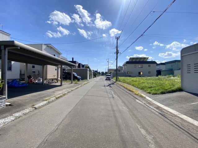川下5条2丁目の前面道路含む現地写真