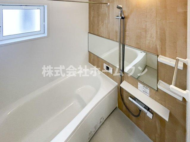 羽村市羽中２丁目の新築一戸建の浴室|ゆったり過ごせるお風呂です