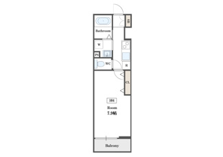 【間取り】 | A・Z Residence 津田沼Ⅲ