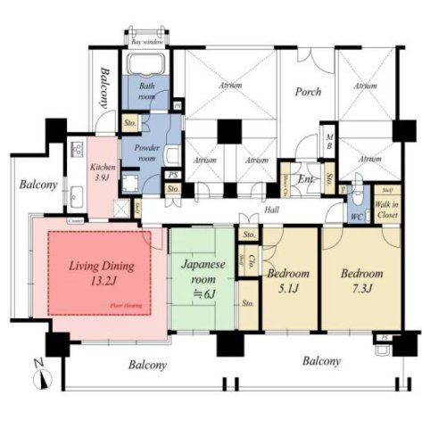 武蔵野市桜堤１丁目の中古マンション