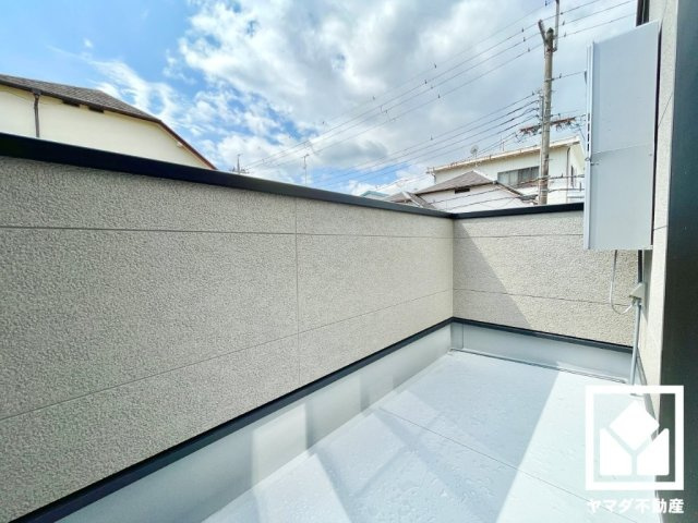 伏見区淀際目町　1号地のバルコニー