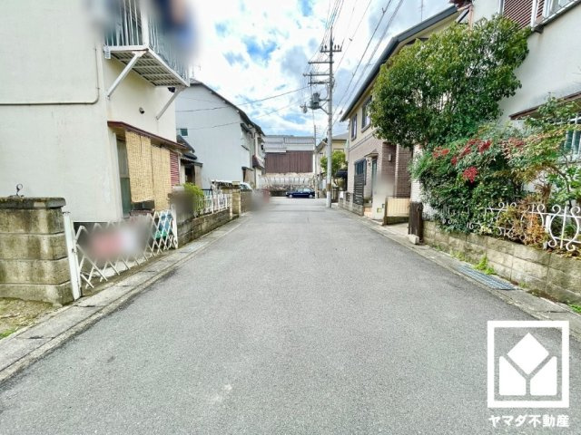 伏見区淀際目町　1号地の前面道路含む現地写真