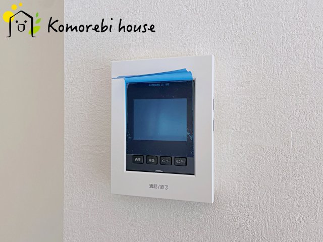 北本市中丸　12期　新築一戸建て　グレース　01の防犯設備|来客時も画面で確認できる安心のTVモニターフォン。録画機能も付いているの安心。忙しい毎日をしっかりサポートします。