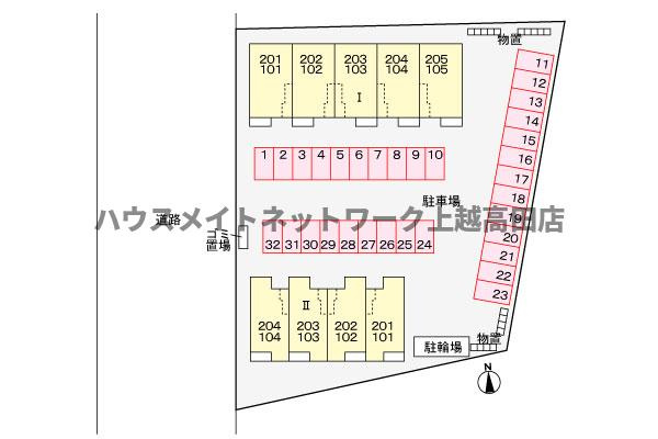 チェリー・ブロッサムＲ　Ⅱの駐車場|駐車場