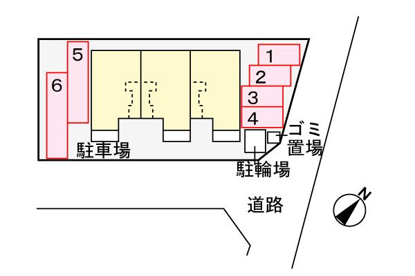 レスポワ－ル　聡（とし）　　刈谷市近郊の賃貸ならクラスホーム刈谷店の駐車場