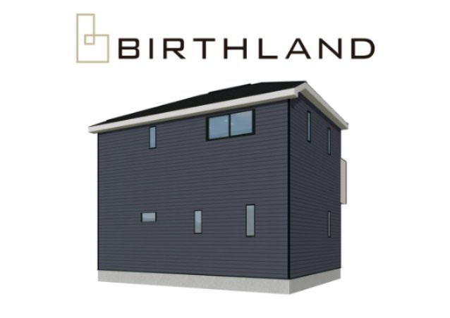 新築戸建・新築建売　相馬市沖ノ内二丁目【制震＋耐震】中村一小・中村一中の外観パース|＜3号棟＞外観予想図