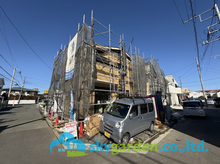 茅ヶ崎市浜須賀　新築戸建　全9棟1号棟の外観