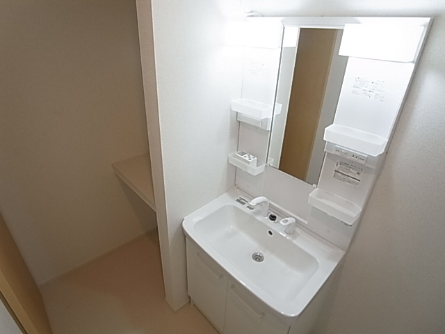 神戸市須磨区妙法寺字津江田のアパートの洗面所|シャンプードレッサー