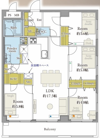 【間取り】の画像