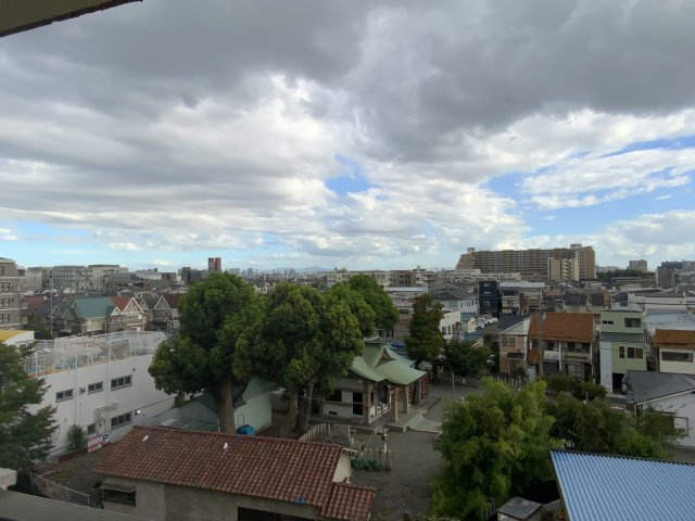 御園団地　6号棟の展望