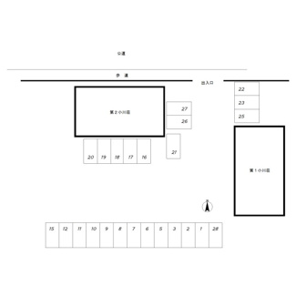 【区画図】 | 小川荘駐車場