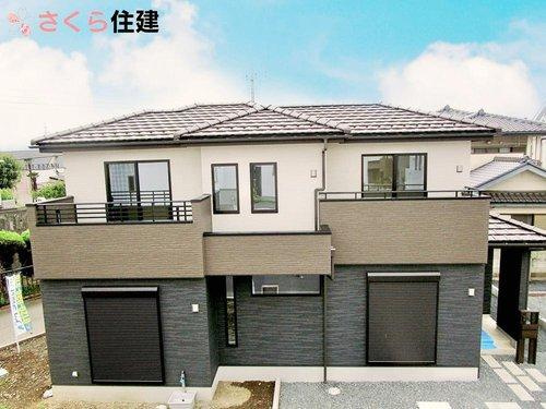 矢板市木幡　1号棟の外観|素敵な外観で、日当たり良好です！お早目の内覧をオススメ致します！