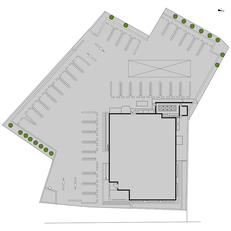 加木屋町丸根店舗の区画図
