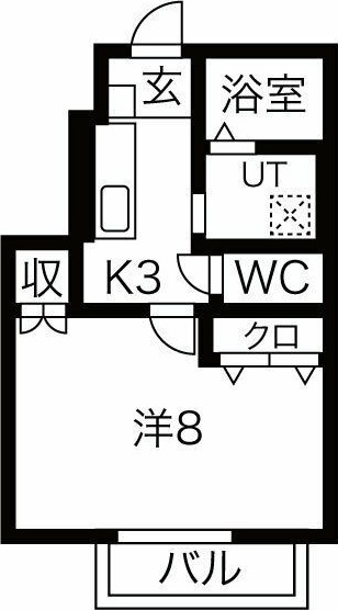 ソレイユ桜町の間取り