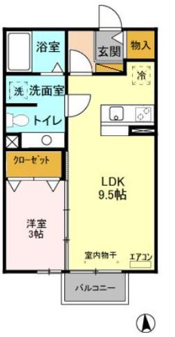 ノーベルパーク15の間取り