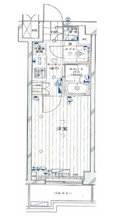 ルーブル多摩川六番館の間取り|間取りです。