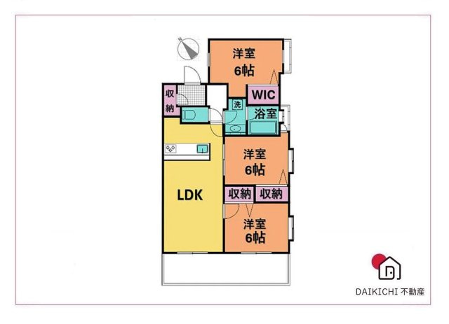 【間取り】 | コンフォート籠原駅前ソレイユ
