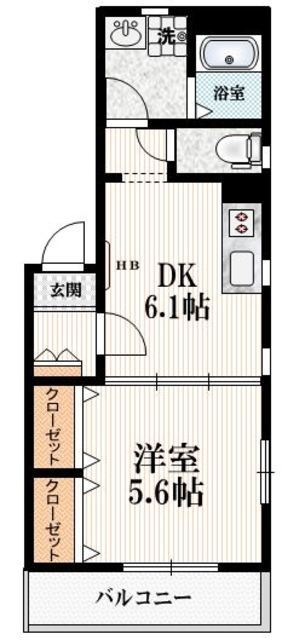 Ｍ＆Ｍ逢初の間取り|★１フロア２世帯角部屋★