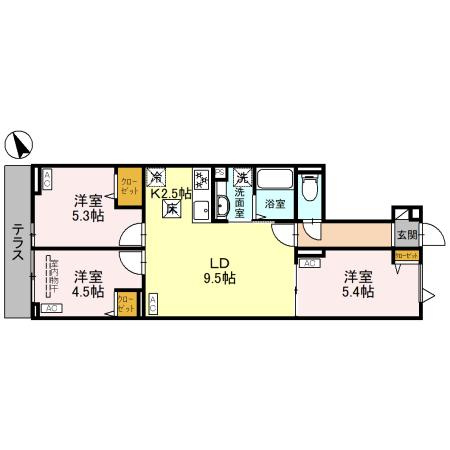 【間取り】 | セレスティア松が丘