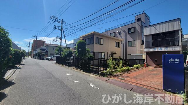 平塚市見附町　売地　の前面道路含む現地写真|現地外観 