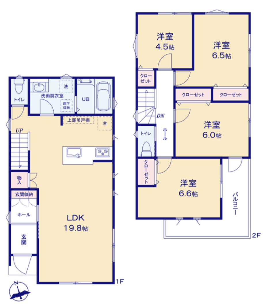 横浜市港北区下田町3丁目 新築戸建て【仲介手数料無料】