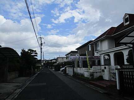 廿日市市対厳山1丁目の前面道路含む現地写真