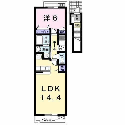 ベル　デーアＡの間取り