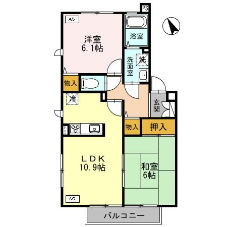 ハイムエルピスⅠの間取り