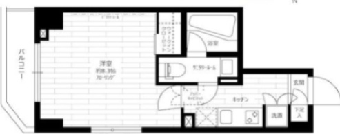 ステージグランデ亀戸アジールコートの間取り