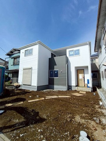 吉川市　　新栄2丁目　新築戸建　全1棟の前面道路含む現地写真|前面道路含む現地写真です