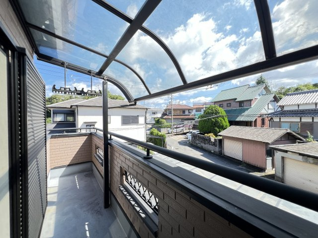 奈良市押熊町のバルコニー