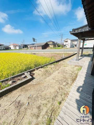 蒲池城横の展望