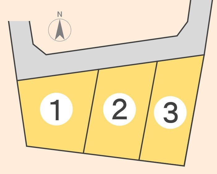 東邦ピュアコート四ツ屋Ⅶ(7)　1号地の土地図