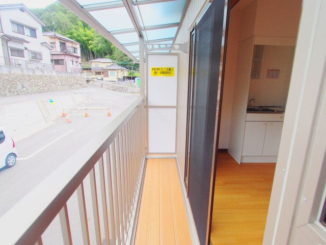 リバーサイド中野東のバルコニー