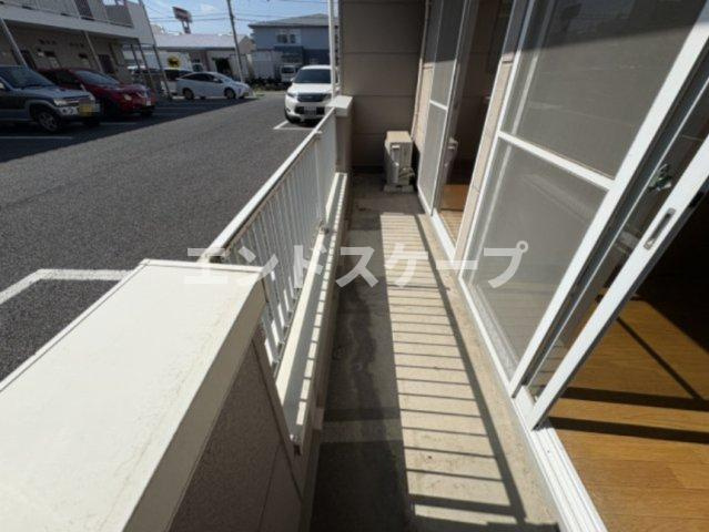 すとりーむ問屋町Aのバルコニー|高崎、前橋エリアのお部屋探しはエンドスケープまで！お客様の理想お聞かせ下さい♪