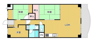 【間取り】 | さんくれーる茨木C棟