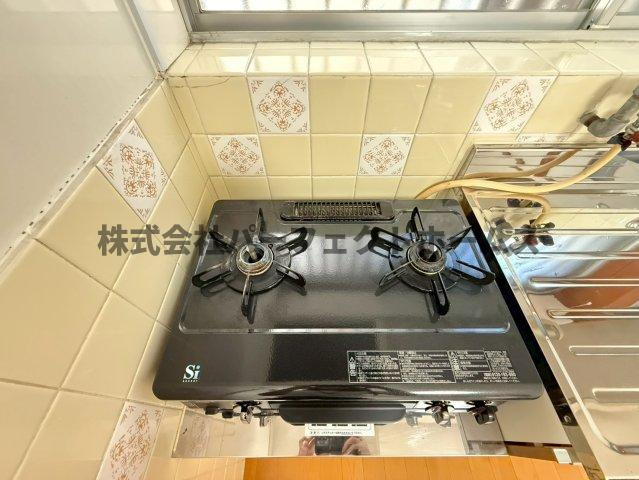 宮之阪3丁目戸建　賃貸のキッチン|お料理しやすいキッチンです