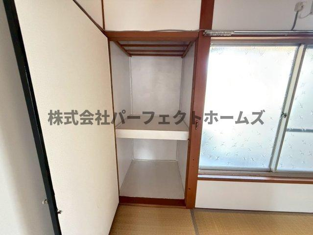 宮之阪3丁目戸建　賃貸の収納|こまごまとしたものを収納できそうですね
