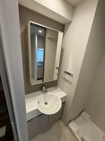 ブランシエスタ金山　名古屋市賃貸　仲介手数料無料の洗面所