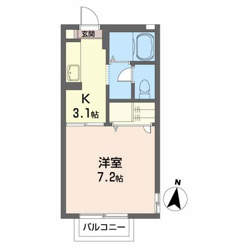 ヴィアーレ新白河の間取り