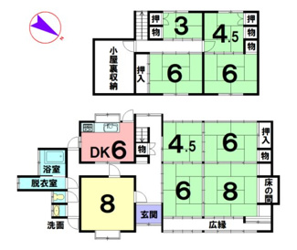 【間取り】 | 丹波市青垣町西芦田
