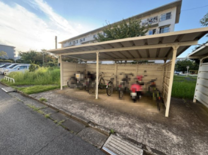 バイクも置けます。