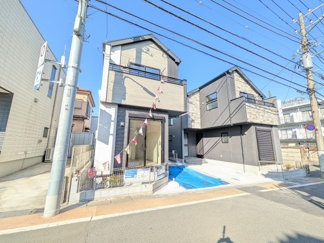 八王子市　子安町　新築一戸建て　１期の外観|～八王子駅徒歩9分・京王片倉駅徒歩10分　小中学校近く、生活便利施設も徒歩圏内～